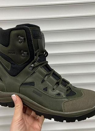 Берцы демисезонные двухкомпонентная подошва мебельная winterfrost 800( -10°c до +10°c) олива