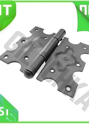 Ve петля ks-ukr хвіртка чорна new version матова для хвіртки дверей воріт стильна металева петля n6w_ver