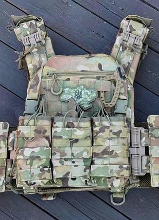 Плитоноска v10 + тройный итог олива