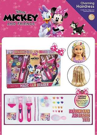 Набор парикмахерского творчества d 8975-3 (32) с щеткой и декоративными бусинами в коробке