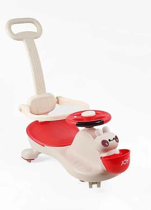 Детский толокар joy ld-407-29 с подсветкой и звуковыми эффектами, родительским контролем и прочной