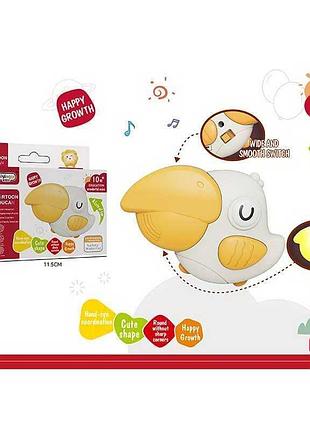 Световой проектор-птица тукан 368-37 (288) с мелодиями и кольцом-креплением