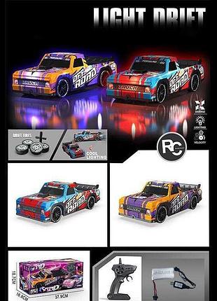 Детская игрушечная машина с аккумулятором 7.4 v, 2 вида, пульт 2.4 ghz, световые эффекты, в коробке