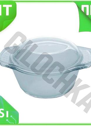 Ve кастрюля жаропрочная maestro 2л new version стеклянная для запекания и хранения пищи в духовке и ми n6w_ver