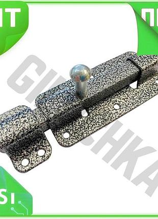 Ve засувка квадрат 50х145 мм new version ks-ukraine для дверей та воріт засувка для хвіртки та шаф n6w_ver