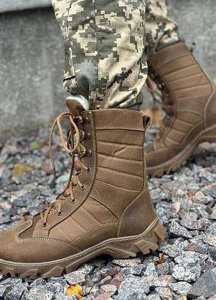 Тактические берцы мех цвет койот 45