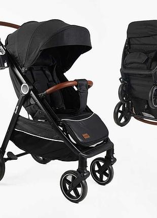 Коляска прогулочная joy sevillia s-62892 с алюминиевым каркасом, футкавером, подстаканником и дождевиком в