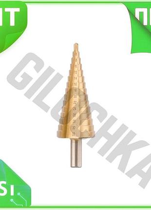 Ve свердло ступінчасте по металу new version intertool 4-32 мм для свердління отворів в металі та плас n6w_ver
