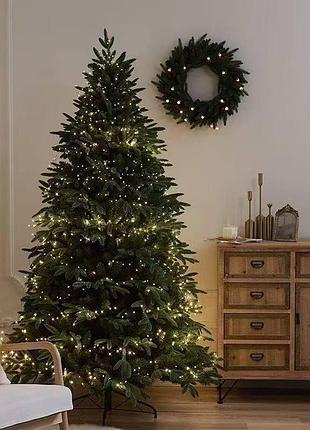 Гирлянда светодиодная от сети роса y25-34ww 19575 50 м 500 led теплый желтый