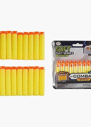 Мягкие шаровые снаряды 633-3 (468/2) с присосками для детских игр