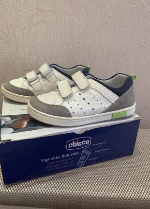 Детские кроссовки chicco для мальчика, 27 размер