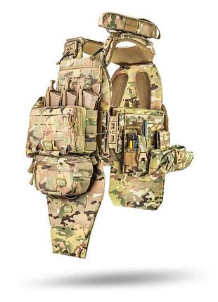 Плитоноска м7 pro gen под баллистику pro m + 11 подсумков мультикам 15×30 см обхват грудей: 92–126 см рекомендовані розміри одягу: s / m / l / xl ( )