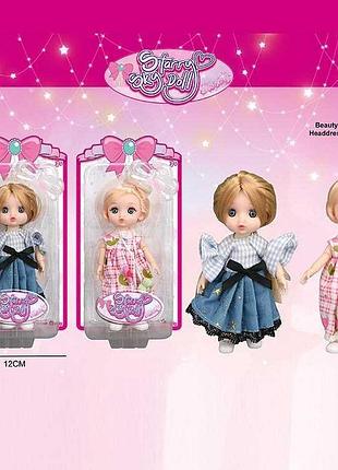 Кукла sk 103 (144/2) в ассортименте, 2 варианта, на листе, с натуральным дизайном глаз