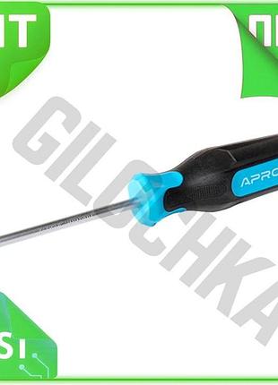 Ve отвертка крестообразная apro ph2 new version 150мм pro+ с хромоникелевым покрытием для слесарных ра n6w_ver