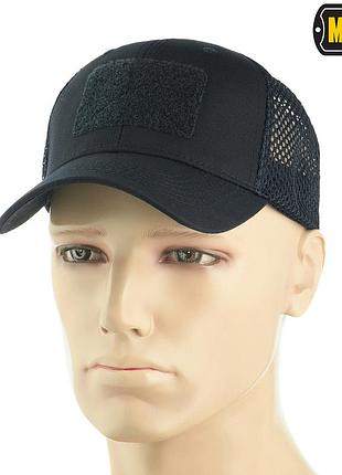 M-tac бейсболка з липучкою та сіткою flex ріп-стоп dark navy blue