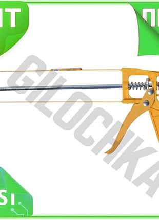 Ve пистолет для силикона mastertool new version 300мм рамный pro монтажный инструмент для ремонта и ст n6w_ver