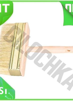 Ve пензель макловиця kamille 90х25мм new version малярна для фарбування стін та стель кисть для малярн n6w_ver