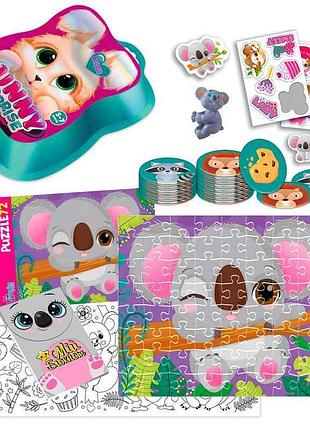 Vt 8080-12 темно-рожевий творчий набір bunny surprise з 50 картками та інструкцією