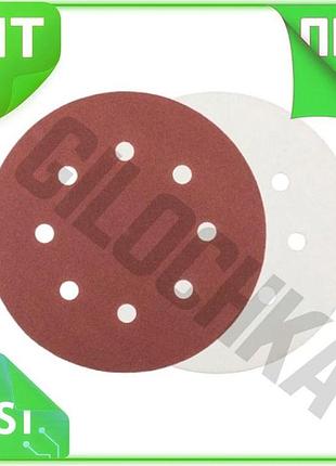 Ve круг шлифовальный на липучке new version mastertool 125мм p180 8 отверстий для шлифовки дерева и ме n6w_ver