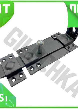 Ve засов дверной ks-ukr плоский new version декор под замок 70х210 для калитки ворот кладовки запорное n6w_ver