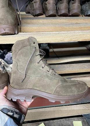 Тактические берцы зимние мех цвет койот 46