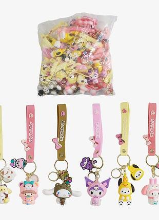 Мініатюрний аксесуар c 70555 (12), комплект 50 штук, металеві елементи, в пакеті