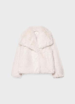 Молочна шуба zara stradivarius