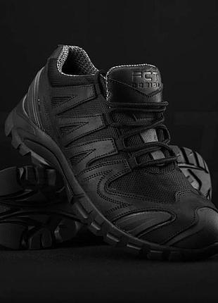 Кроссовки тактические демисезонные "мисливок" мембрана goretex цвет: черный 45