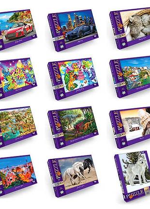 Игра из 500 элементов c500-13-01 02 03...12 от danko toys – разнообразные тематические композиции