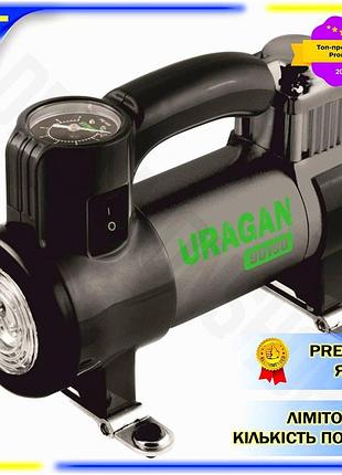 Dm компресор автомобільний uragan специфікація 2.2 з led-ліхтарем 150вт однопоршневий для накачування spe|lz