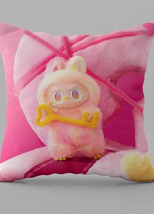 Подушка 3d лабубу №3 31281 35х35 см