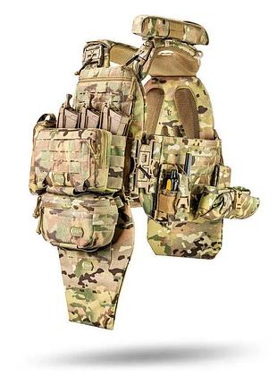 Плитоноска м7 pro gen под баллистику pro xl + 11 подсумков мультикам