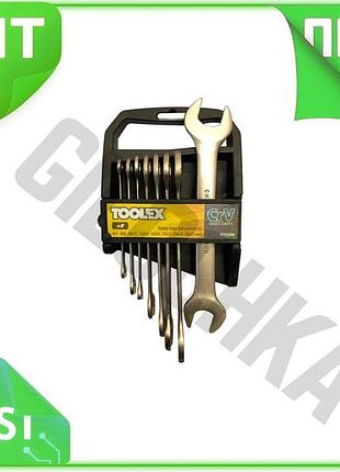 Ve набор рожковых ключей toolex new version 8шт 6-22мм для ремонта автомобиля и дома гаечные ключи наб n6w_ver
