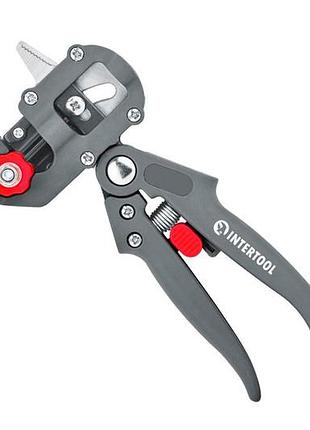 Ve секатор щеплювальний intertool для new version саду 210 мм для щеплення рослин з двостороннім заточ n6w_ver 3