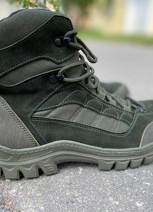 Тактические зимние ботинки утеплитель мех олива 38
