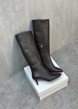 Эксклюзивные женские сапоги деми/зима