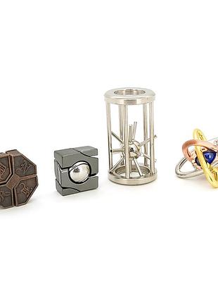 Металлический пазл из 4 предмета "набор головоломок"