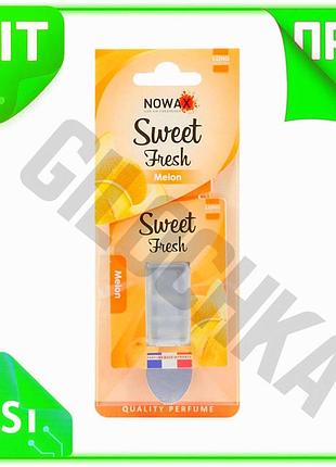 Ve ароматизатор nowax sweet fresh new version melon 5ml жидкий освежитель воздуха фруктовый для авто и n6w_ver
