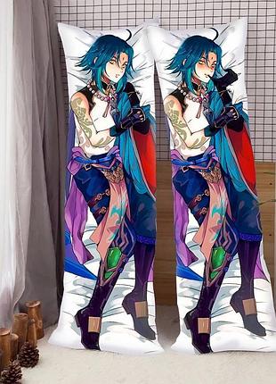 Подушка-обнимашка 3d дакимакура сяо 3755_f 16496 130х40 см