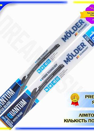 Dm комплект щеток стеклоочистителей спецификация 2.2 molder quantum для volkswagen golf 2013-2022 450/ spe|lz