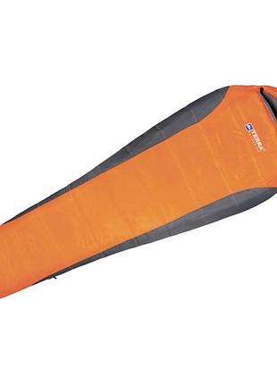 Спальный мешок terra incognita siesta regular 300 –15 –7 +19 c° (правый) оранжевый/серый