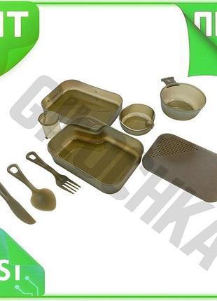 Ve набор посуды для кемпинга new version сила 9ед apro компактный туристический набор посуды для пикни n6w_ver