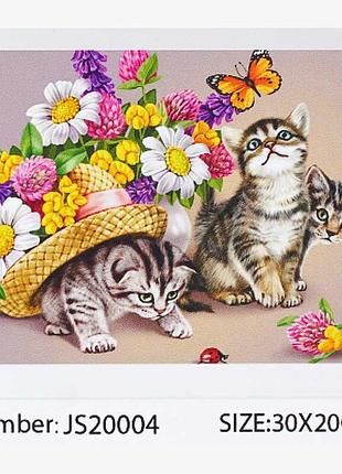 Js 20004 (50) tk group: детский игровой набор с животными, 30х20 см, в коробке