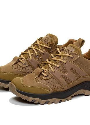 Тактичні трекінгові літні кросівки перфорація койот 44