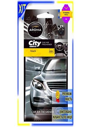 Dm ароматизатор aroma car спецификация 2.2 city card black для автомобиля целлюлозная подвеска освежит spe|lz