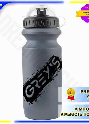 Dm велосипедная фляга grey's спецификация 2.2 600мл серая с защитным колпачком для воды и напитков пла spe|lz