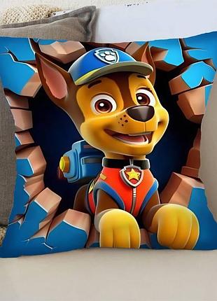 Подушка 3d щенячий патруль №2 4272_d 17717 35х35 см