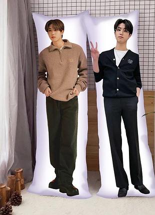 Подушка-обнимашка 3d ханджисон 4454_f 17982 130х40 см