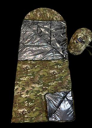 Спальный мешок утеплитель tinsul-m с подкладкой omni-heat до - 25 (220×90) multicam мультикам