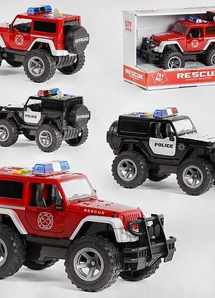 Игрушечный автомобиль wy 392 a/b (24) с подсветкой и звуковыми эффектами, 2 варианта, металлопластик